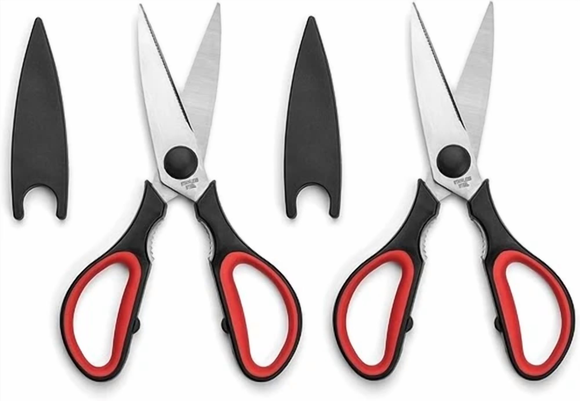 Ultrasharp Kitchen Ultra Sharp Kitchen Scissors For Food - Heavy Duty, Serrated Stainless ...