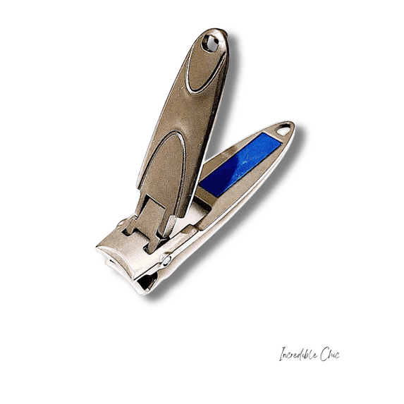 Ultra Sharp Stainless Steel Nail Clippers Anti-Splash Collapsible Small and Thin Portable Keychain Travel