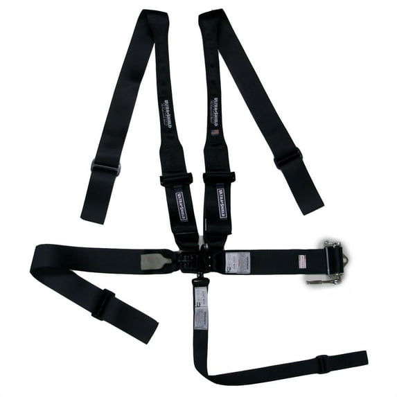 Ultra Shield 22052H 5 Point Harness W/ Ratcheting Lap, Red