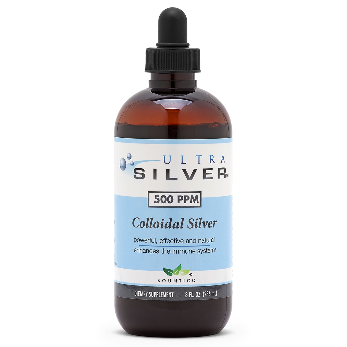 Ultra Silver® Colloidal Silver 500 PPM 8 Oz (236mL) Mineral