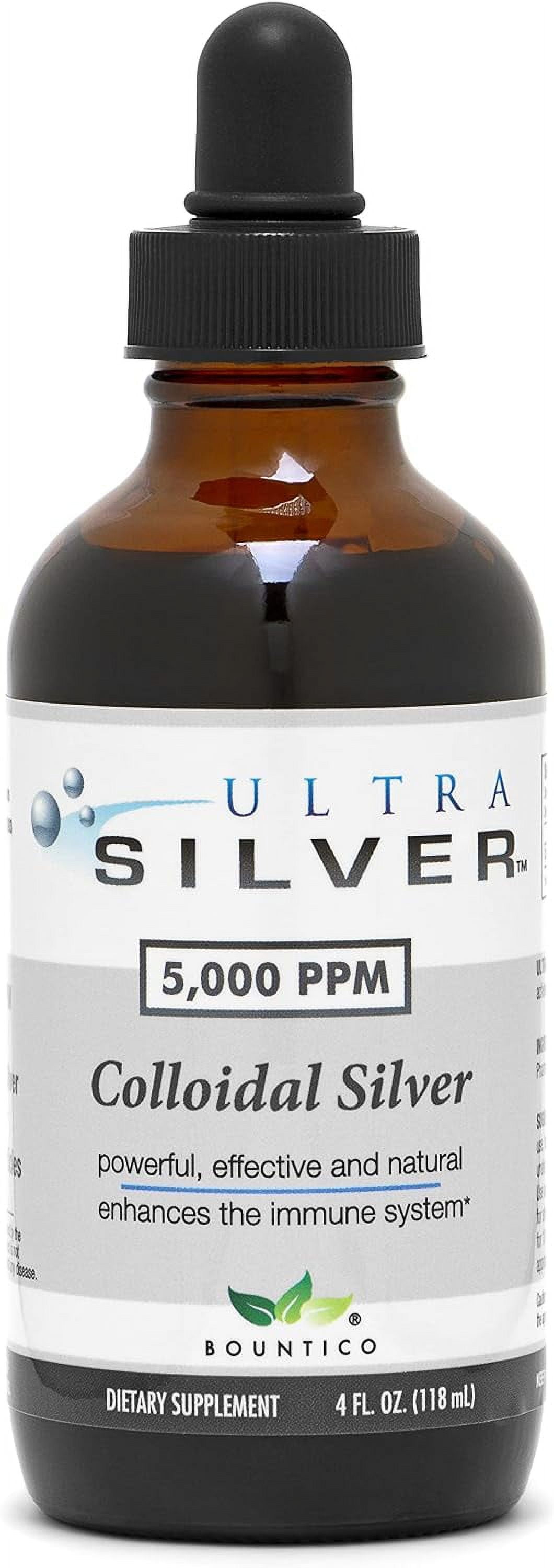 Ultra Silver® Colloidal Silver 5000 PPM 4 Oz (118mL) Mineral