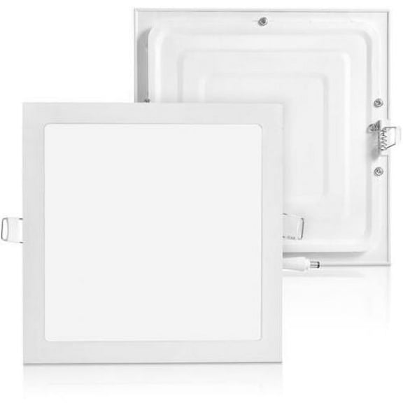 Ultra-Slim 4000-4500K Neutral White 15W LED Square Downlight