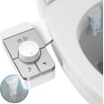 UltraSlim Bidet Attachment for Toilet with Dual Nozzle,Self Cleaning Fresh Water Sprayer Bidets