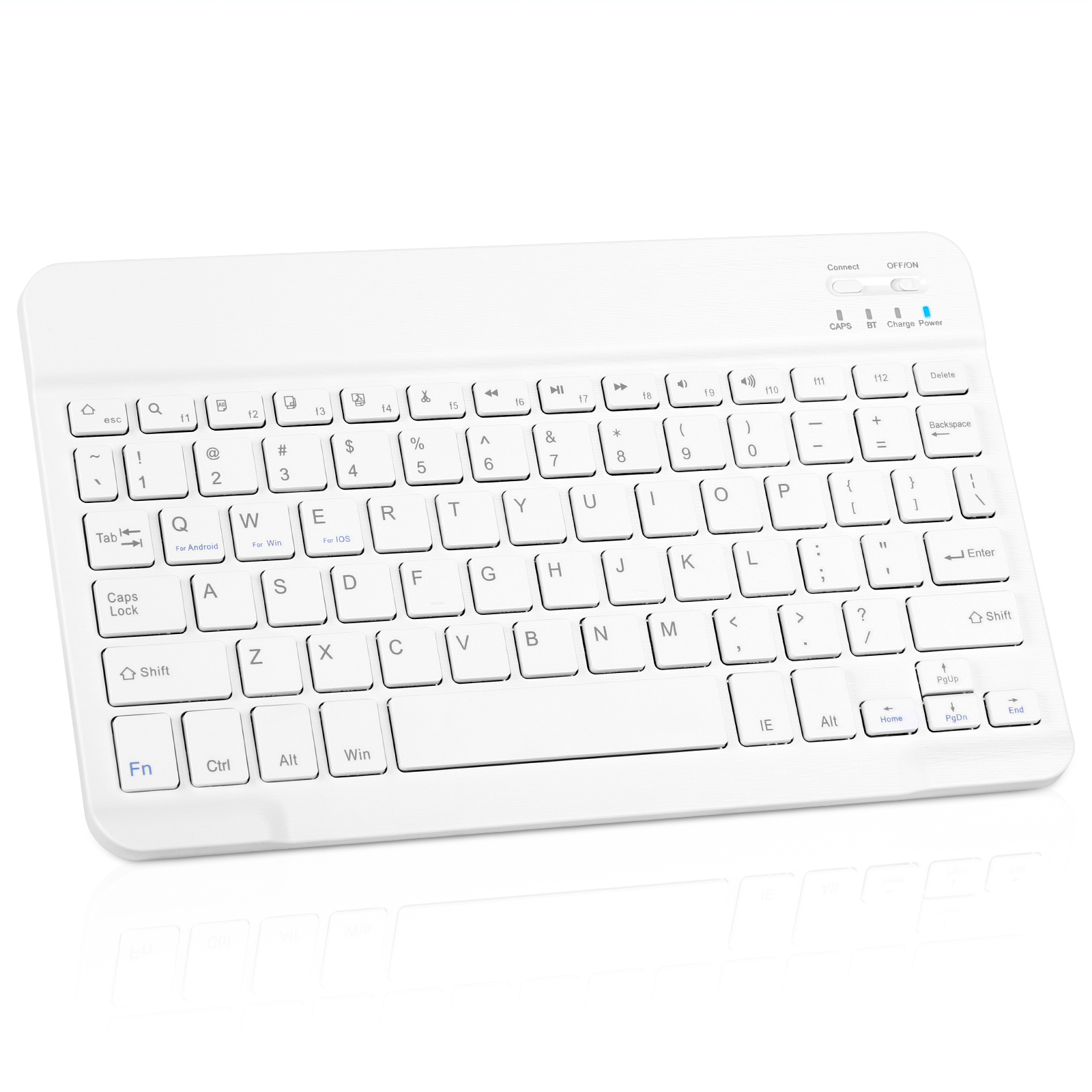 Ultra-Slim Bluetooth rechargeable Keyboard for TCL Tab 8 4G and