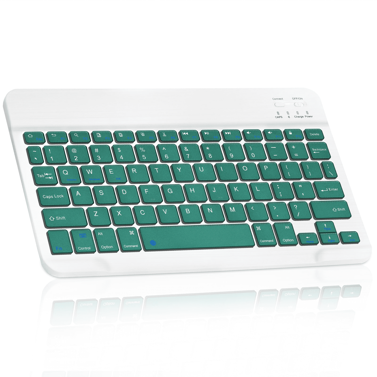 Ultra-Slim Bluetooth rechargeable Keyboard for Xiaomi Redmi K50 Gaming and  all Bluetooth Enabled iPads, iPhones, Android Tablets, Smartphones, Windows  pc - Jade Green - Walmart.com