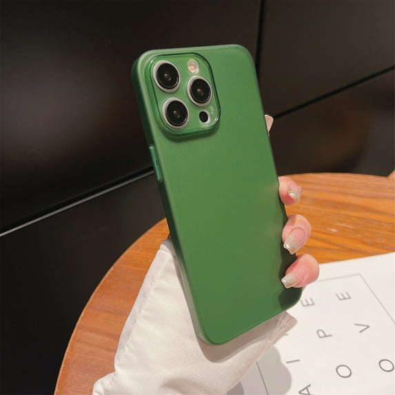 Ultra Slim Case for Apple iPhone 15 Plus, Thin Soft TPU Matte Back Cover Anti-Scratch Bumper Rugged Minimalist Translucent Phone Case for iPhone 15 Plus, Green