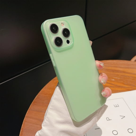 Ultra Slim Case for Apple iPhone 15 Pro Max, Thin Soft TPU Matte Back Cover Anti-Scratch Bumper Rugged Minimalist Translucent Phone Case for iPhone 15 Pro Max, Mint