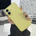 thumbnail image 1 of Ultra Slim Case for Apple iPhone 16 Plus, Thin Soft TPU Matte Back Cover Anti-Scratch Bumper Rugged Minimalist Translucent Phone Case for iPhone 16 Plus, Yellow, 1 of 9