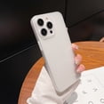 thumbnail image 1 of Ultra Slim Case for Apple iPhone 16 Pro Max, Thin Soft TPU Matte Back Cover Anti-Scratch Bumper Rugged Minimalist Translucent Phone Case for iPhone 16 Pro Max, White, 1 of 9