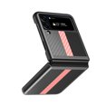 thumbnail image 1 of Ultra Slim Case for Samsung Galaxy Z Flip4 5G, Carbon Fiber Cover, Full Protection, Strong Impact Resistance Hard PC Heavy Duty Shockproof Protective Case for Samsung Z Flip 4 5G 2022,Pink, 1 of 5