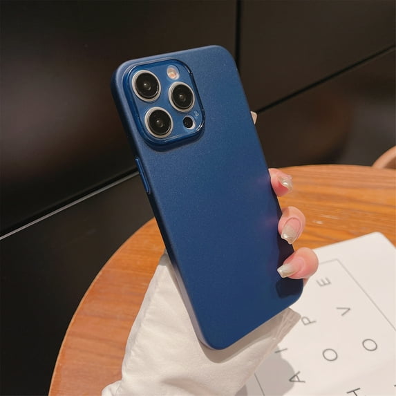 Ultra Slim Case for Apple iPhone 15, Thin Soft TPU Matte Back Cover Anti-Scratch Bumper Rugged Minimalist Translucent Phone Case for iPhone 15, Blue