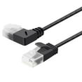 thumbnail image 1 of Ultra Slim Cat6 Ethernet Cable RJ45 4 Angles UTP Cable Patch Cord 90 Degree Cat6A Cables for Laptop Router 2M, 1 of 8