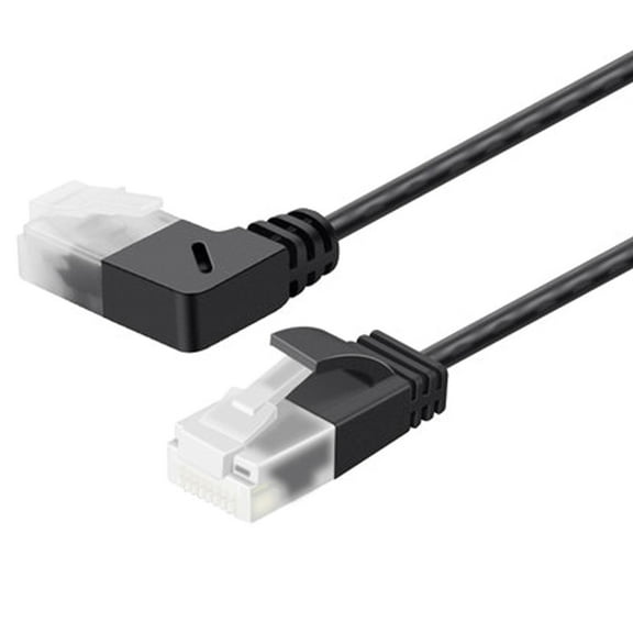 RJ45 Angled UTP Cable Patch Cord 90 Degree Support Ethernet for 6 (Right/Left/Up/Down Angled ) 2M