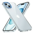 thumbnail image 1 of Ultra Slim Fit Phone Case for Apple iPhone 15 Plus, Crystal Clear Back Cover Anti-Scratch Shockproof Bumper Not-Yellowing Drop Protective Lightweight Case Cover for Women Men, Blue, 1 of 7