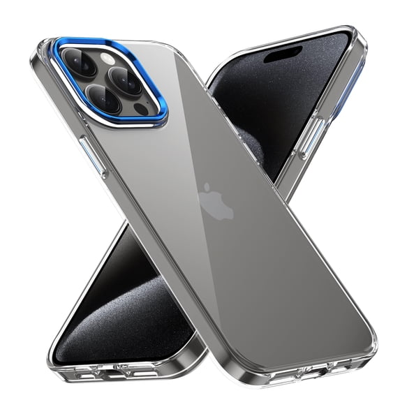 Ultra Slim Fit Phone Case for Apple iPhone 16 Pro, Crystal Clear Back Cover Anti-Scratch Shockproof Bumper Not-Yellowing Drop Protective Lightweight Case Cover for Women Men, Blue