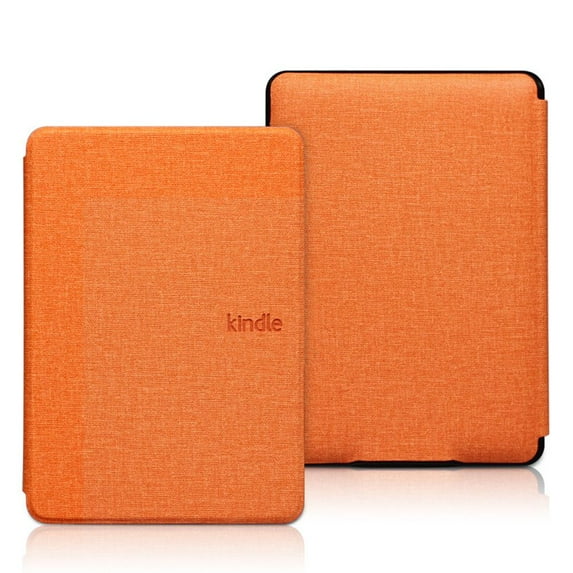 Ultra Slim Folio Auto Wake/Sleep Smart Case PU Leather Protective Shell Magnetic Cover ORANGE FOR KINDLE PAPERWHITE 1 2 3