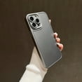 thumbnail image 1 of Ultra Slim Frosted Back Case Designed for iPhone 13 Pro Max, Luxury Matte Hard PC Shockproof Drop Protective Anti-fingerprint Camera Frame Protection Case Cover for iPhone 13 Pro Max, Gray, 1 of 8