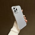 thumbnail image 1 of Ultra Slim Frosted Back Case Designed for iPhone 15 Pro, Luxury Matte Hard PC Shockproof Drop Protective Anti-fingerprint Camera Frame Protection Case Cover for iPhone 15 Pro, Silver, 1 of 9