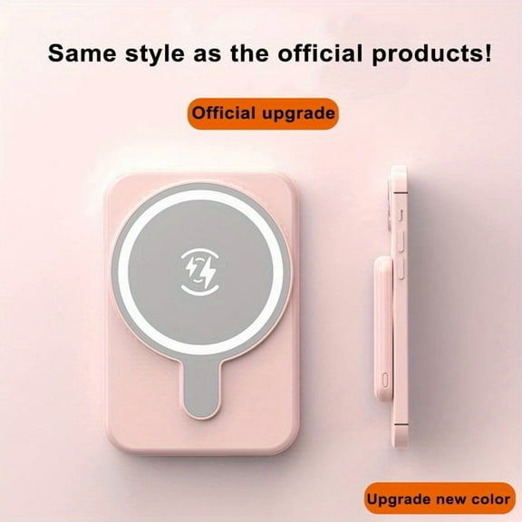 Ultra-Slim Magnetic Power Bank, 10000mAh Wireless Portable Charger, Wired 20W Fast Charging Battery Pack, Compatible with, for iPhone 16/15/14/13/12 Series and Samsung Android Phone