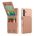 thumbnail image 1 of Ultra Slim PU Leather Card Back Bag for Samsung Galaxy S24 Plus, Hybrid TPU + PC Phone Case with Magnetic Clasp, Kickstand Shockproof Drop Protection Cover for Samsung Galaxy S24 Plus - Rosegold, 1 of 8