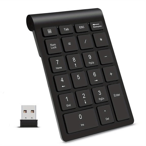 Ultra-Slim Portable Wireless Keyboard for Notebooks, Featuring a Silent Design And a Mini Handheld Version
