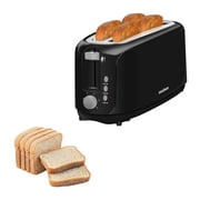 Ultra-Slim Space-Saving 4-Slice Long Slot Toaster, Dual 10-Inch Slots, 6 Shade Settings with Cancel/Reheat/Defrost, Removable Crumb Tray, Easy to Store Vertically