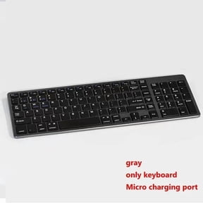 Ultra Slim Wireless Bluetooth Keyboard and Mouse Set Compatible for Mac OS/iOS/iPad OS Rechargeable Keyboard for MacBook