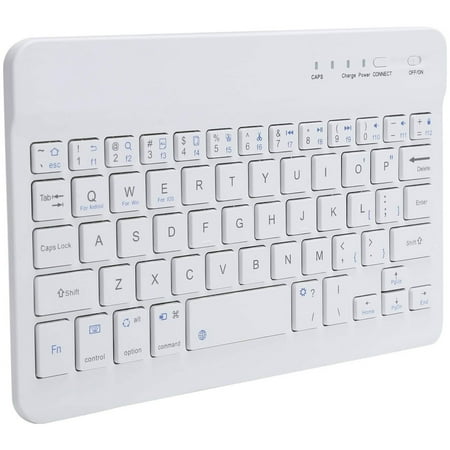 Ultra Slim Wireless Keyboard Compatible With Amazon Fire HD 8 / Plus (10th Gen 2020 Release), Amazon Fire HD 10 / Plus (11th Gen 2021 Release) - Rechargeable Portable Compact
