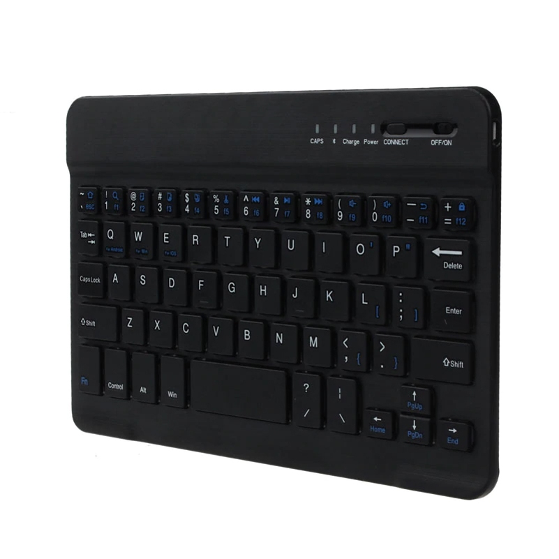 Ultra Slim Wireless Keyboard Rechargeable Portable Compact K1Z for Lenovo Moto Tab (10.1) - LG G5, K40 K7 K10, V20, G6, Q6, V30, K30, G Pad X8.3 F 8.0, V50 ThinQ 5G, V40 ThinQ, V35 ThinQ - image 1 of 6
