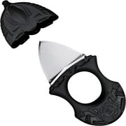 Ultra Small Fixed Blade Black Shiogb Clearance Huaao Ultra Small Fixed 0.8In 440C Stainless Steel with Abs Handle Mini Edc Necklace for Gift Collection Cutting, Polishing Stone, (1X Pocket Knife)