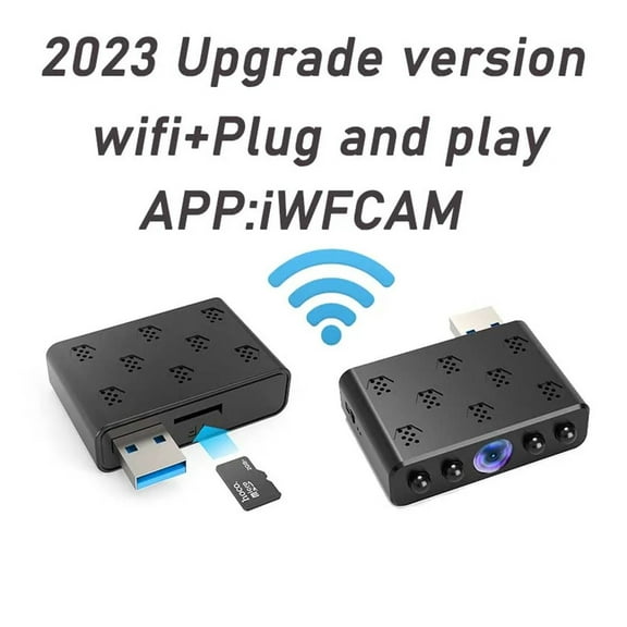 Ultra Small HD 1080P Mini Camera Home Security Camcorder Night Vision Micro Video Voice Recorder Wireless Cam ,Ultra-HD Quality