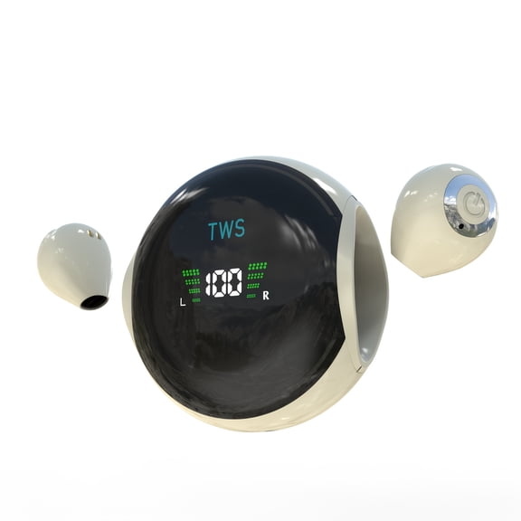 Ultra Small Invisible TWS Wireless Earbuds, Mini In-Ear Bluetooth Headphones with Mic for Music & Calls, Comfort Fit for Running, Gym and Outdoor Sports, Nice Gift for Sports and Music Lovers