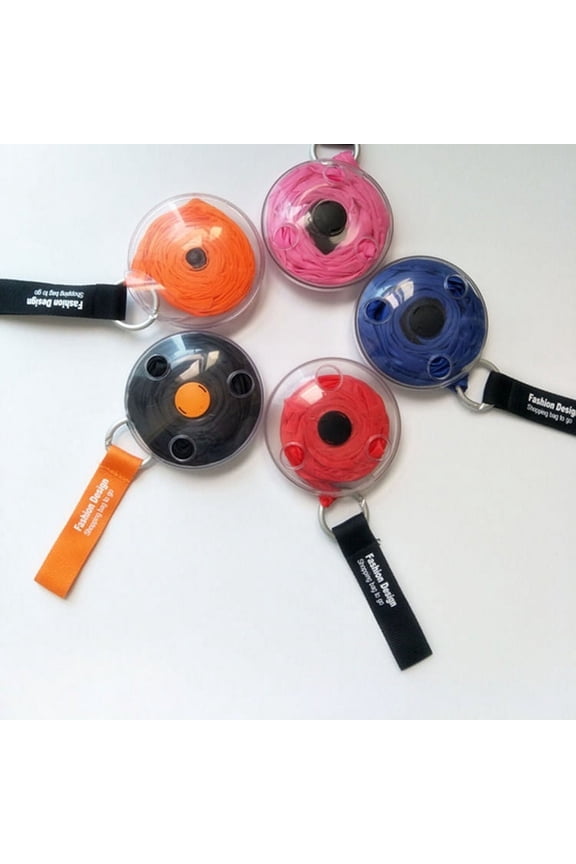 Ultra Small Portable Foldable And Retractable Small Disc Shopping Bag Multifunctional Storage Bag Belt