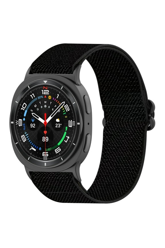 Ultra Smart Watch Featuring Multi Sport Mode Support | Calling Breathable Adjustable Elastic Stretch Ready | Great For Find Phone Feature White Great For Competitive Sports White