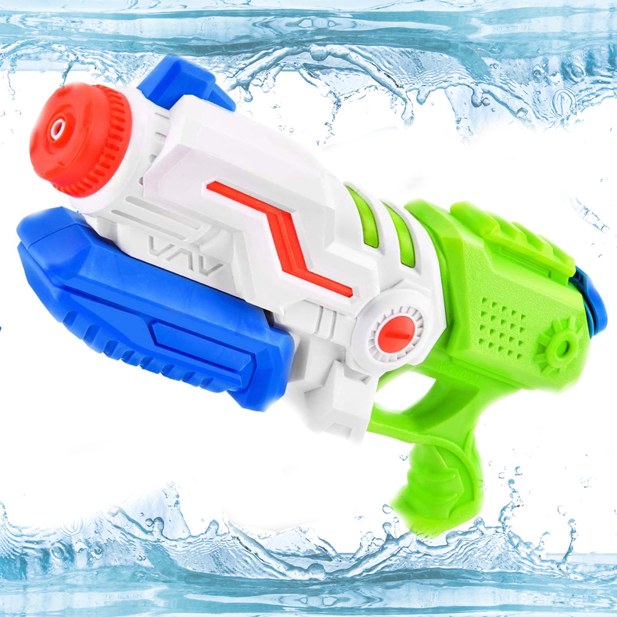 Ultra Soaker Water Blaster High Pressure & Capacity Pump Action Water Gun Toy With Scope For Beach, Swimming Pool, Water Games (Green)