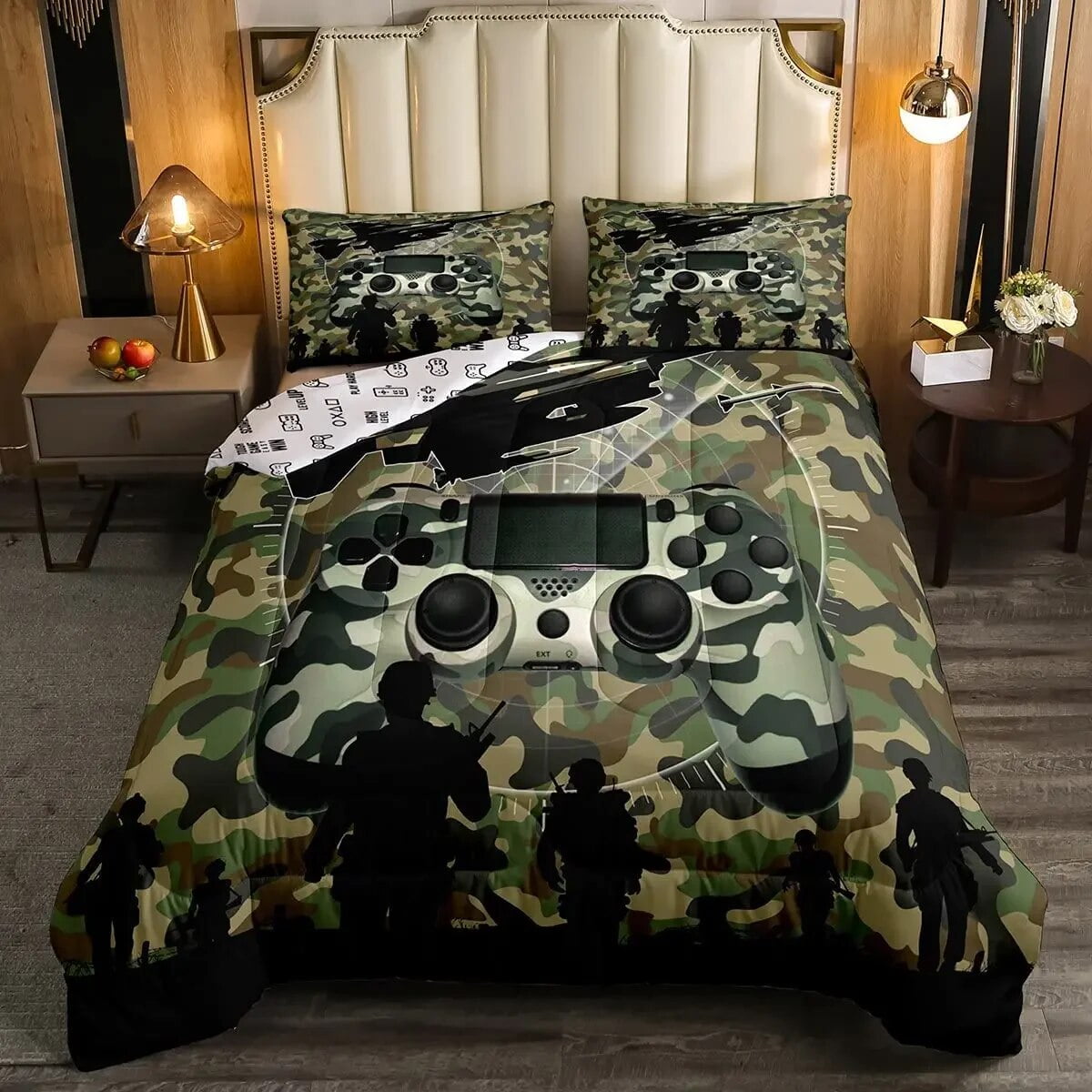 Ultra Soft 3D Skull Theme Bedding Set Full/King/ Size Luxury Gothic ...