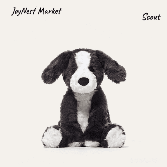 Ultra Soft Animal Plush Toy, Premium Stuffed Plush with PP Cotton Filling, Scout Dog, Rusty & Sunny Fox, Cocoa Monkey, Cute Decorative Plush, Cozy Gift Companion