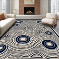 thumbnail image 1 of ODIKA 2x3 Machine Washable Non-Slip Area Rug, Celestial Swirl with Starburst and Whimsical Web Motifs Ultra Soft Rug, None, 541634, 1 of 7