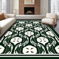 thumbnail image 1 of ODIKA 2x3 Machine Washable Non-Slip Area Rug, Modern Art Fan with Interlocking Arches Ultra Soft Rug, None, 547311, 1 of 7