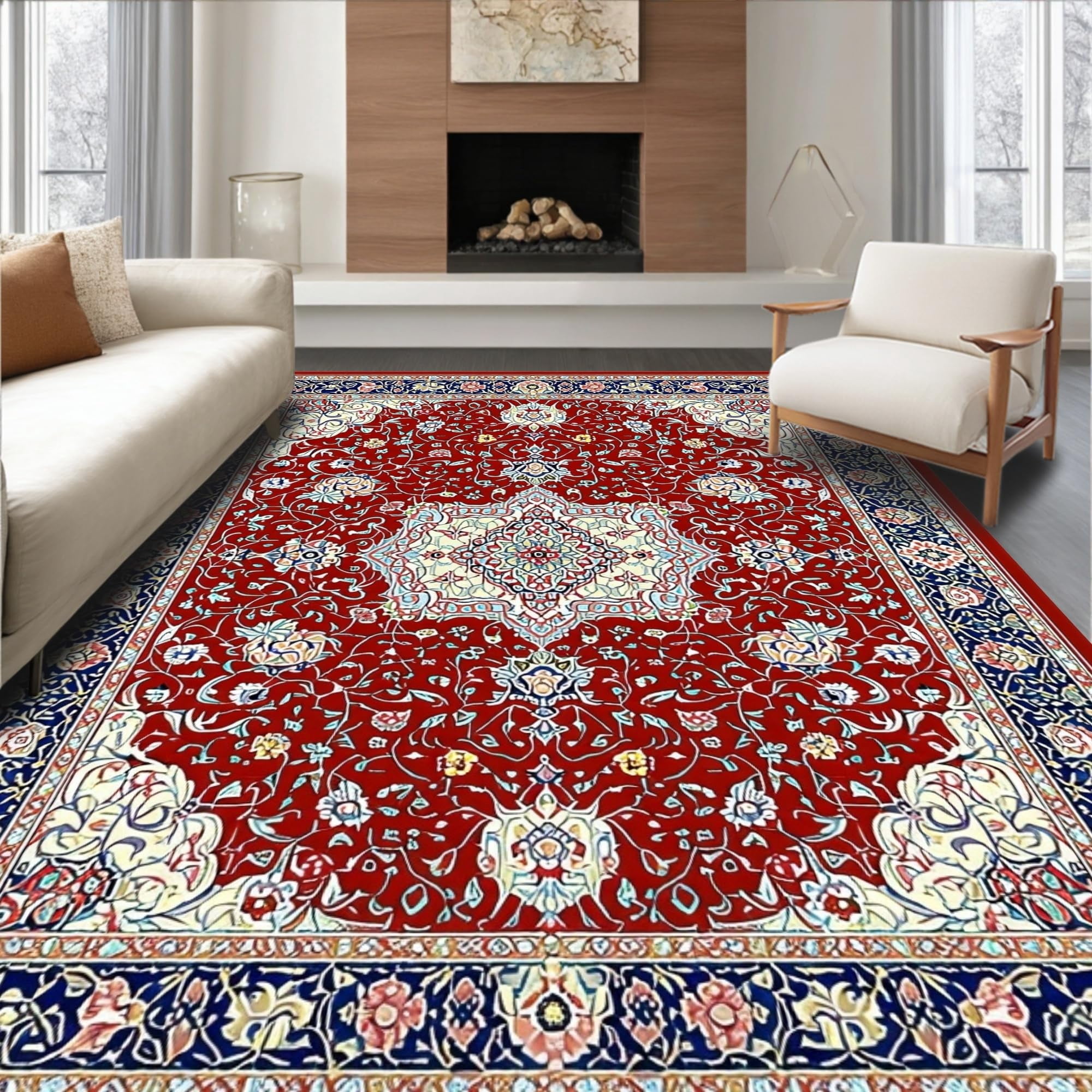 Ultra Soft Area Rug 2x3, Non Slip, Stain Resistant, Washable Area Rugs ...