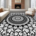 thumbnail image 1 of ODIKA 3x5 Machine Washable Non-Slip Area Rug, Boho Medallion with Intricate Motifs Ultra Soft Rug, None, 565741, 1 of 7