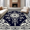 thumbnail image 1 of ODIKA 3x5 Machine Washable Non-Slip Area Rug, Classic Detailed Accent with Ornate Flourishes Ultra Soft Rug, None, 539396, 1 of 7