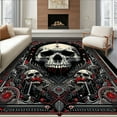 thumbnail image 1 of Ultra Soft Area Rug, Dark Occult Inspired Decor, Non Slip, Stain Resistant, Washable Area Rugs for Living Room, Bedroom(Black, 5X7), 1 of 8