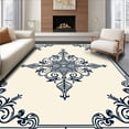 thumbnail image 1 of ODIKA 6x9 Machine Washable Non-Slip Area Rug, Celestial Medallion With Floral Scrollwork Motifs Ultra Soft Rug, None, 528684, 1 of 7