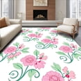 thumbnail image 1 of ODIKA 6x9 Machine Washable Non-Slip Area Rug, Charming Blossom Cascade Featuring Interlocking Petals and Ornate Garden Scrolls Ultra Soft Rug, None, 542628, 1 of 7