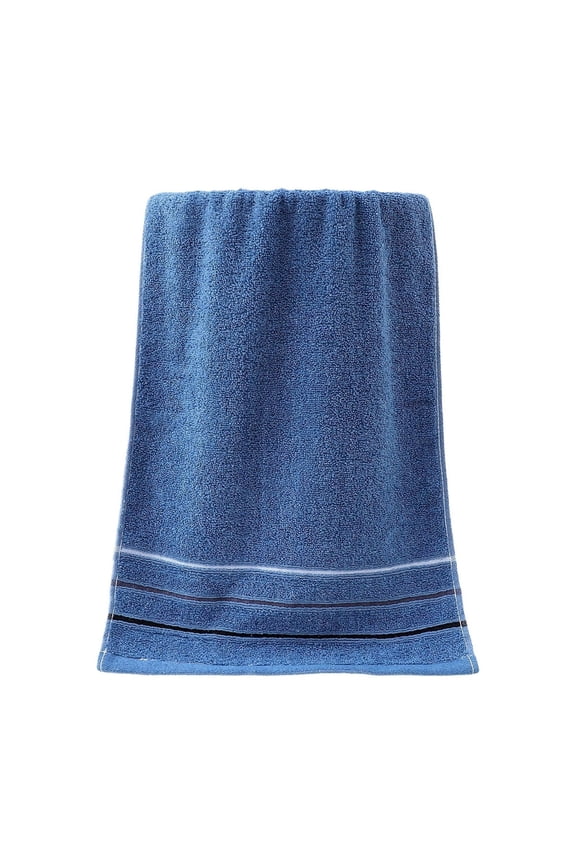 Ultra Soft Bath Sheets - Cotton Plush Absorbent Oversized Towels – Machine Washable Quick Dry Durable - Hotel Bathroom Spa Shower - 13.4X 29In Blue