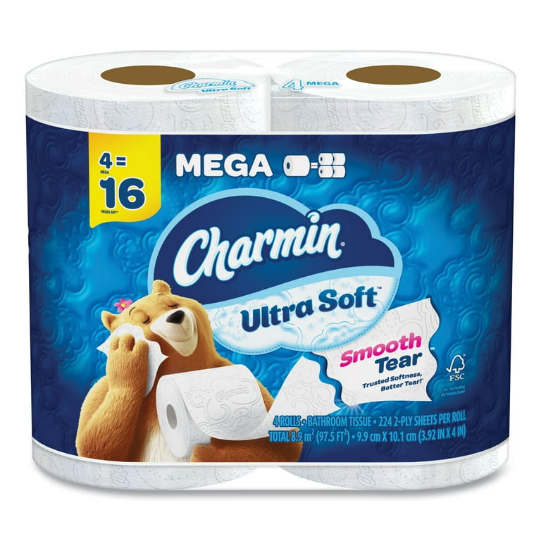 Ultra Soft Bathroom Tissue, Septic Safe, 2-Ply, White, 224 Sheets/Roll, 4 Rolls/Pack Ultra Soft Bathroom Tissue, Septic Safe, 2-Ply, White, 224 Sheets/Roll, 4 Rolls/Pack