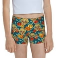Easygdp Skull And Flowers Girls Hipster Cotton Underwear Little Girls
