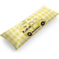 thumbnail image 1 of Ultra Soft Body Pillow Case Cover with Zipper, 21" x54 Luxury Long Body Pillow Protector Gnome Retro Car Farm Fresh Lemon, 1 of 6