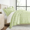 thumbnail image 1 of Duvet Cover Set - Ultra Soft & Breathable - Moss Polka Dot and Striped for Twin Size Bedding by Comfort Canopy, 1 of 13